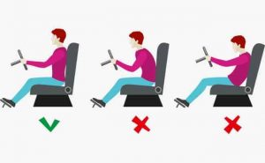 correct driving posture