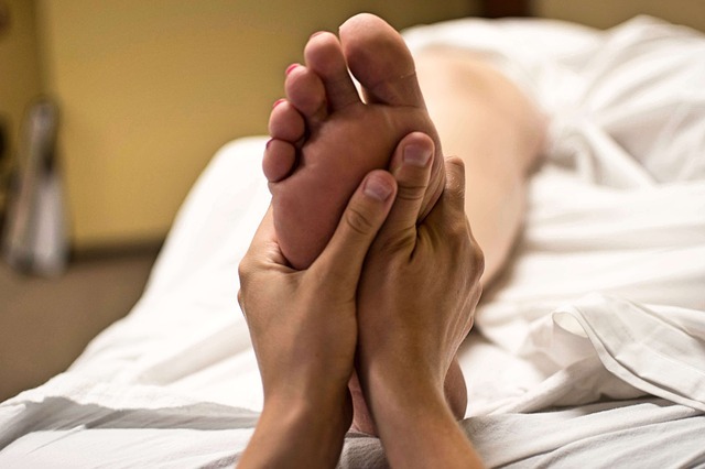 reflexology and foot massage