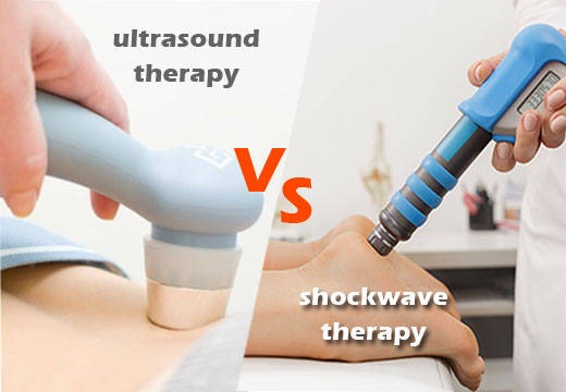 shockwave therapy compare ultrasound therapy