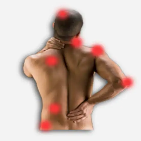 man with all kinds of pain