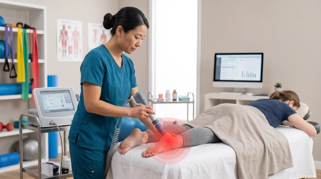 Plantar fasciitis pain relief with physiotherapy at Pro Fusion Rehab in Pickering and Milton, Ontario