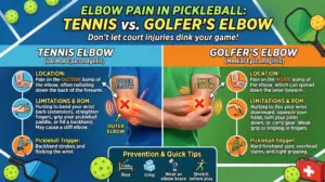 elbow pain pickle ball