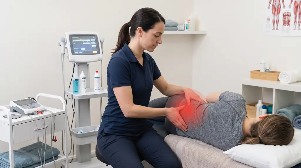 Hip pain relief and physiotherapy treatment at Pro Fusion Rehab in Pickering and Milton, Ontario